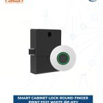 SMART CABINET LOCK ROUND FINGER PRINT F022 WHITE @E-KEY