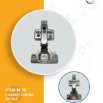 مفصله 0 ( 105 درجه ) ASR-M3601 NICKEL
