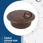 CABLE COVER FOR TABLE 80MM D/BROWN