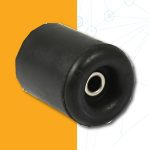 RUBBER STOPPER BLACK 50MMX40MM
