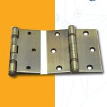 ROBUSTLINE F/DOM HINGES AB 2B4"x3"x3mm