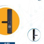 قفل سمارت يتحدث العربية TUYA WIFIاسود ASR
